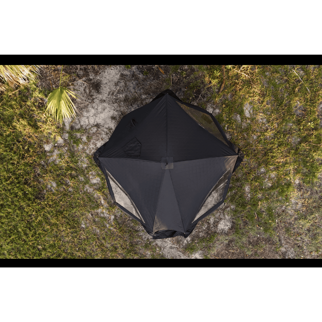 North Shore Sauna Nova 6 Sauna Tent (6-person; tent only) Top View