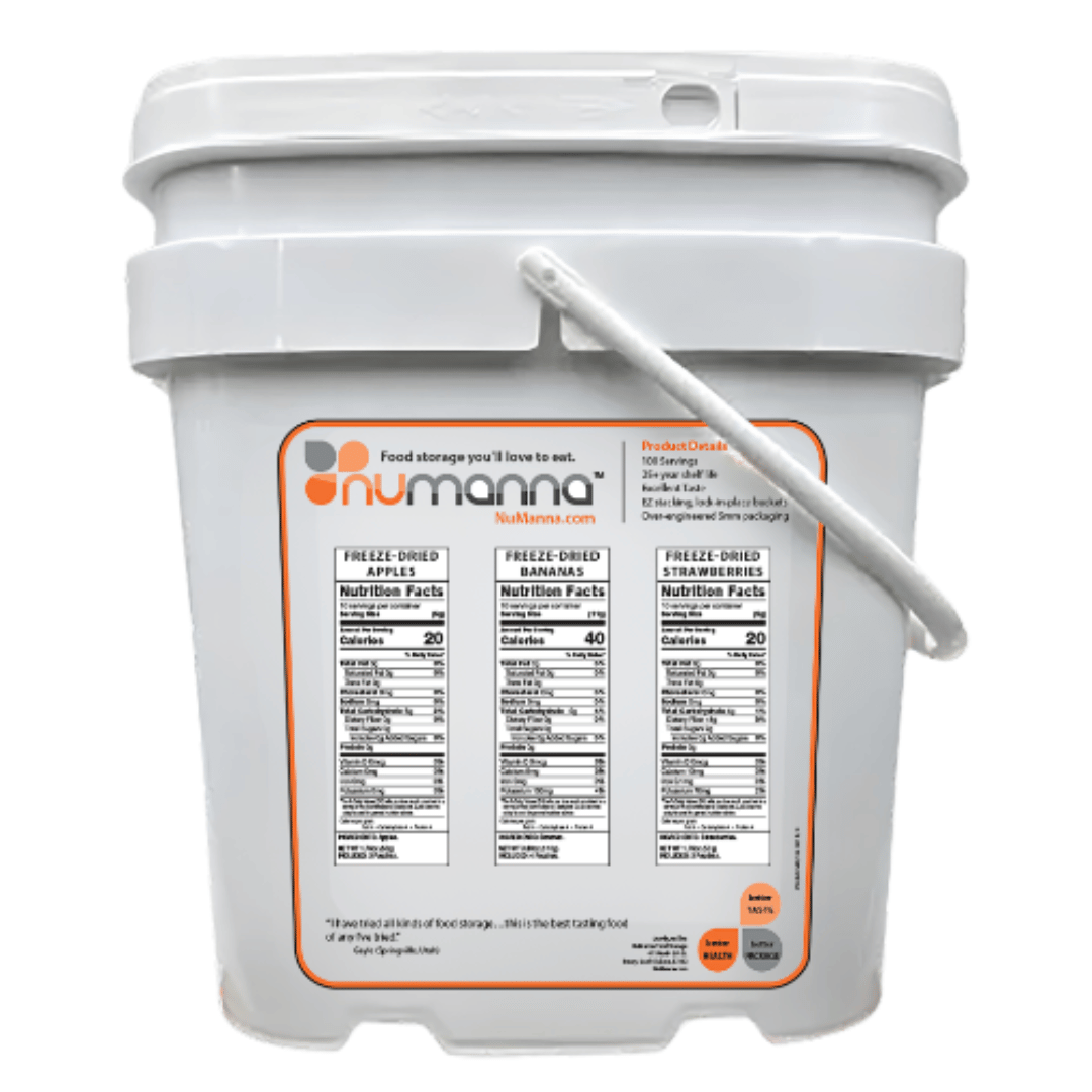 Back Picture of NuManna Freeze-Dried Fruit Bucket b