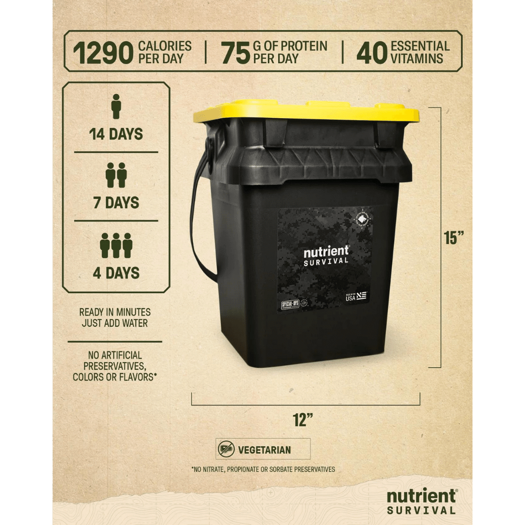Nutrient Survival - 14-Day Emergency Food Supply