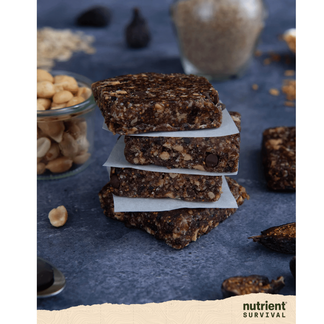 Nutrient Survival - Brain Omega 3 Bar - Fig and Roasted Peanut 