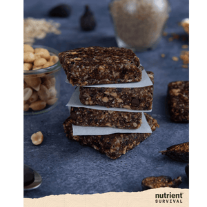Nutrient Survival - Brain Omega 3 Bar - Fig and Roasted Peanut 
