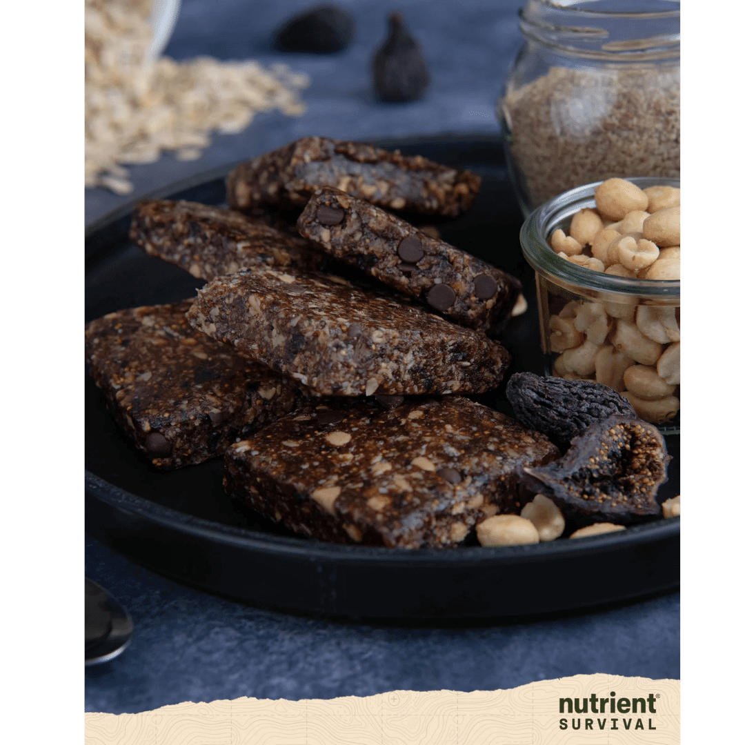 Nutrient Survival - Brain Omega 3 Bar - Fig and Roasted Peanut 