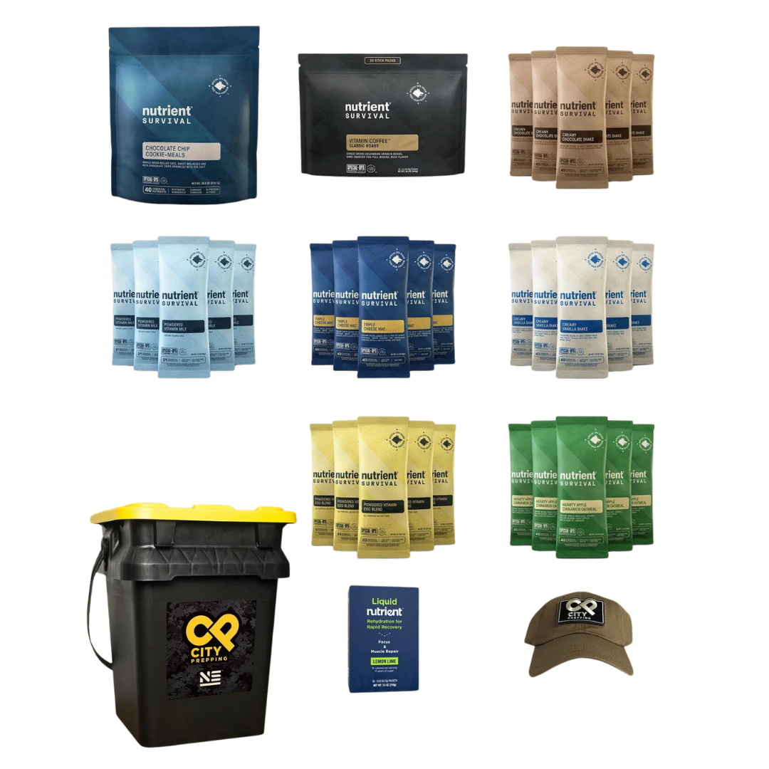 Nutrient Survival - City Prepping Survival Bucket