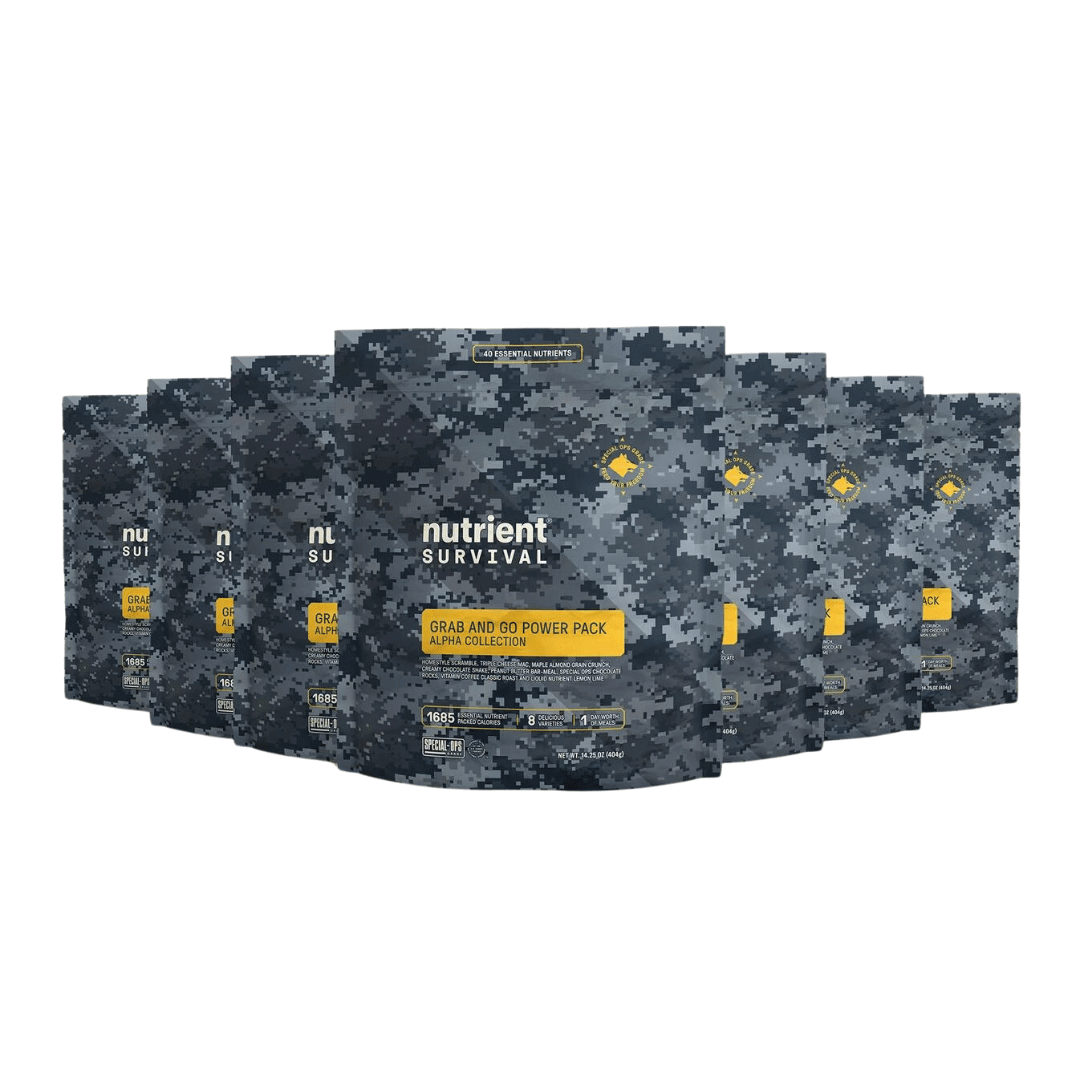 Nutrient Survival - Grab and Go Power Pack Alpha Collection (7 Pack)