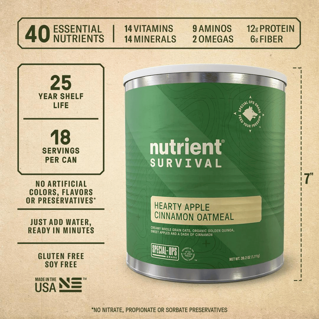 Nutrient Survival - Cereal Lover Kit #10 Cans