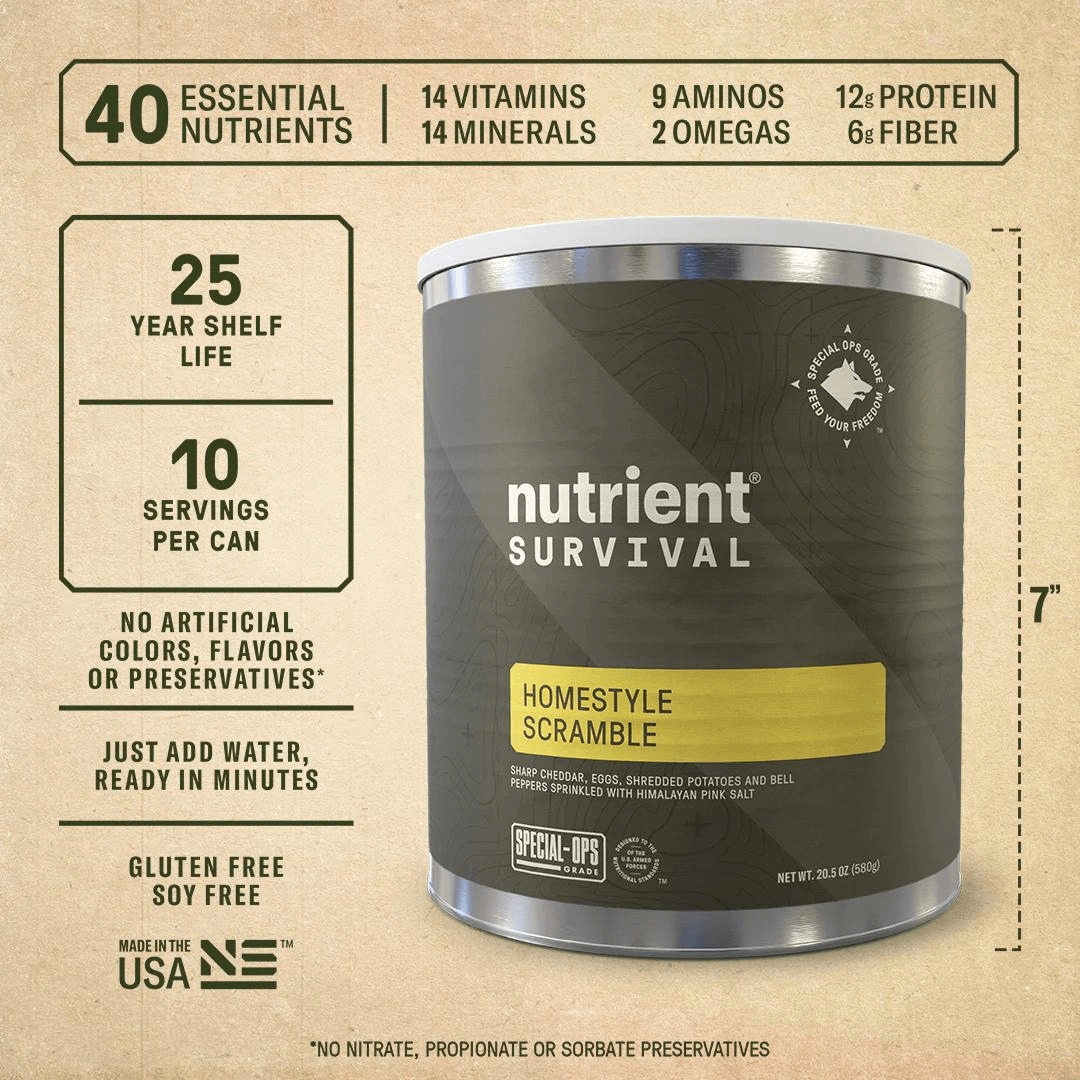 Nutrient Survival - 14-Day Emergency Food Kit