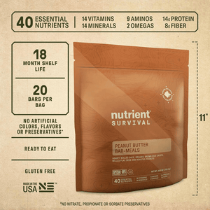Nutrient Survival - Black Scout Survival 10-Day Emergency Food Supply