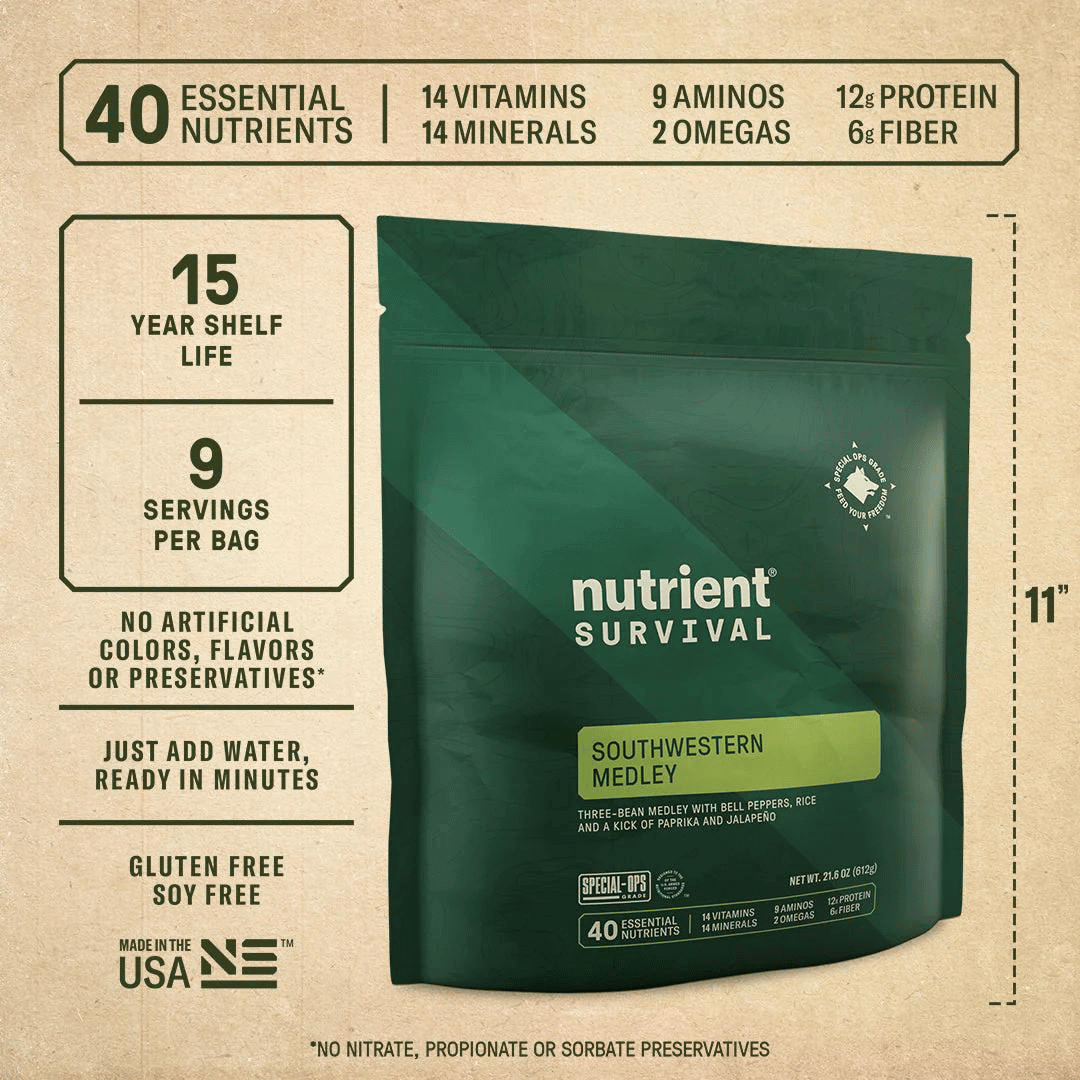 Nutrient Survival - Alaska Prepper Pay-Day Preps Bucket Kit