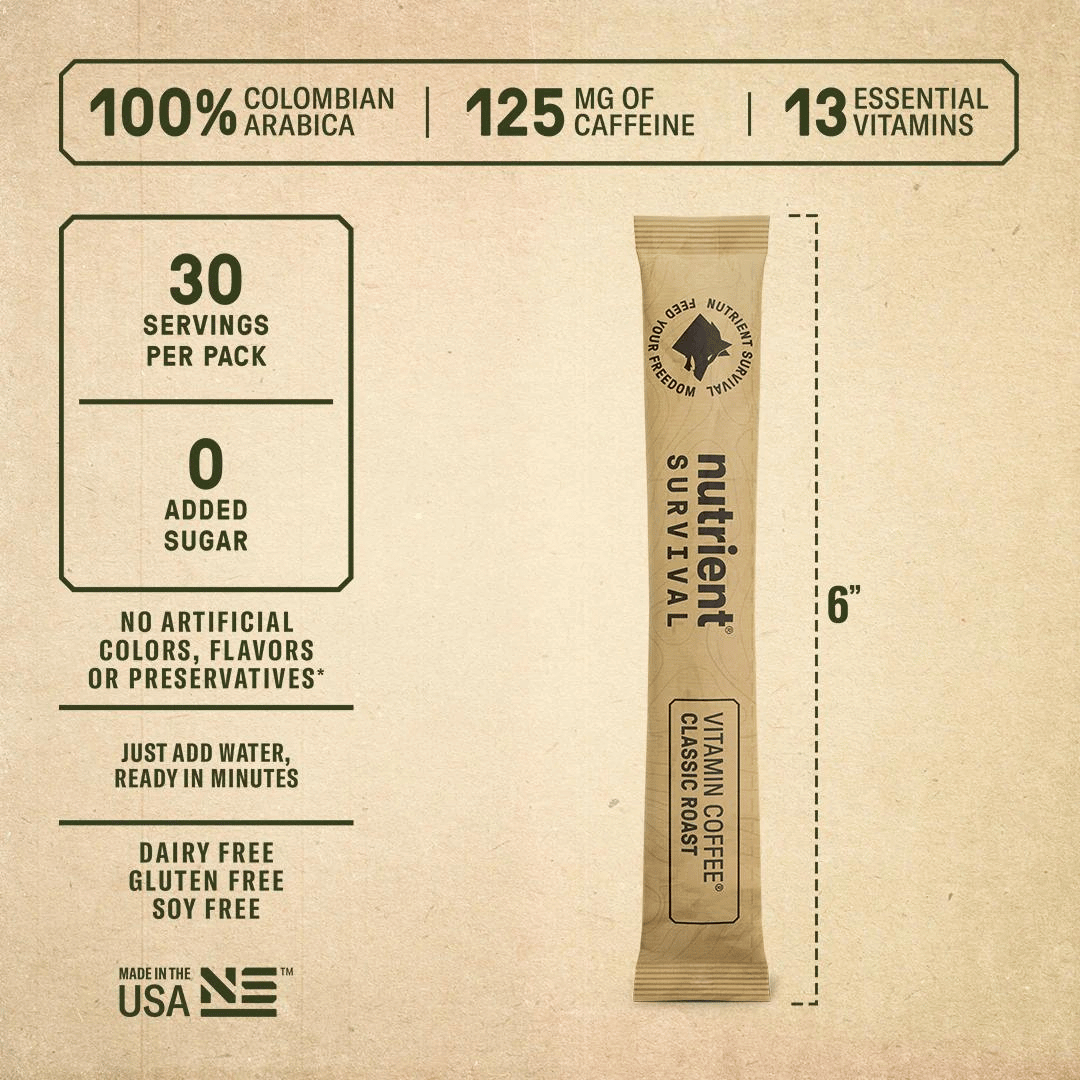 Nutrient Survival - Black Scout Survival 10-Day Emergency Food Supply