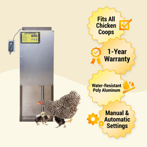 Picture of OverEZ Automatic Chicken Coop Door Features
