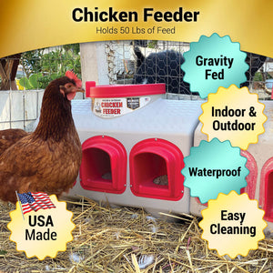 Picture of OverEZ Chicken Classic Feeder Features
