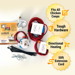 Picture of OverEZ Chicken Coop Electrical Heat Package Inclusions
