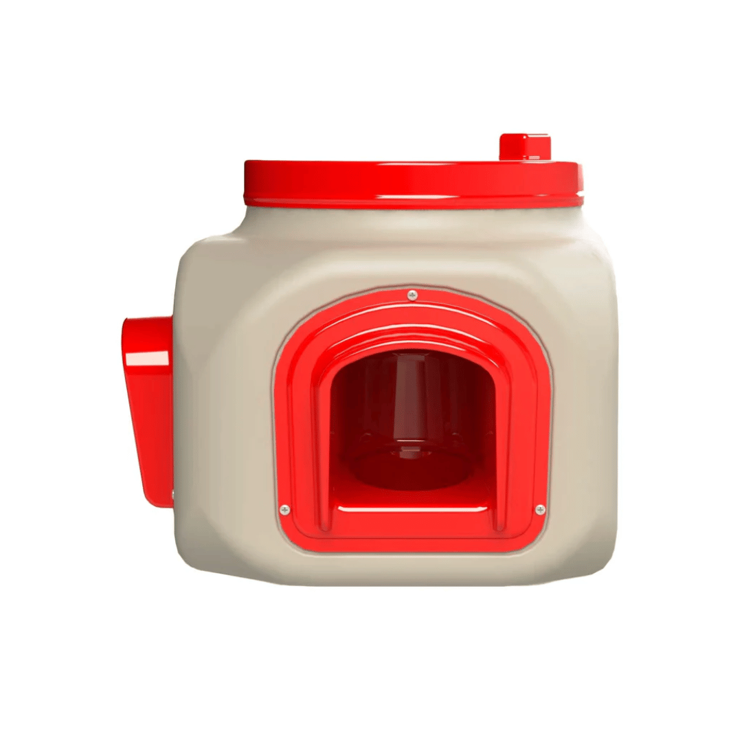 OverEZ Compact Chicken Feeder - Side