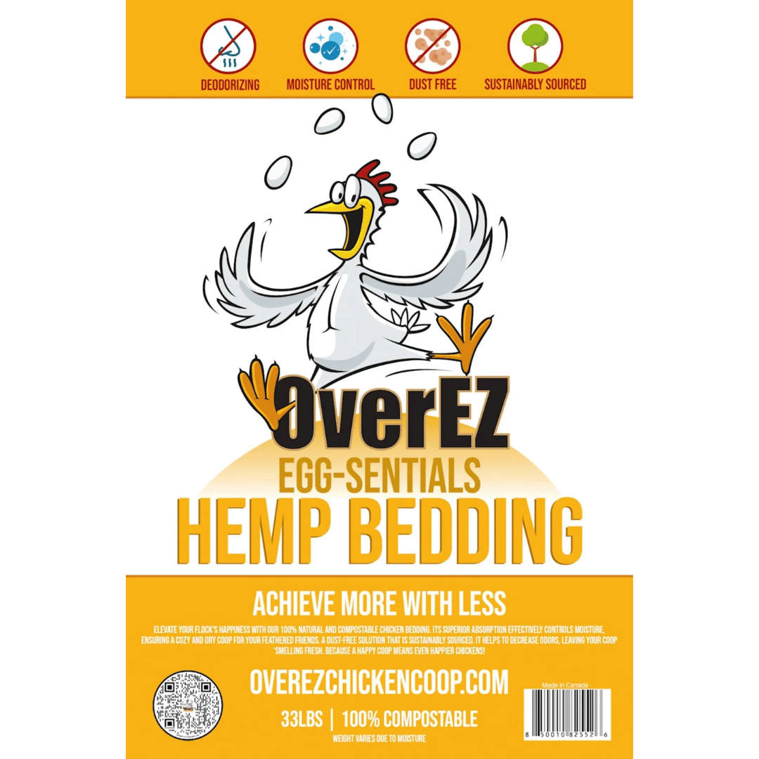 OverEZ EGG-sentials Hemp Bedding - Features