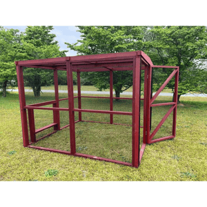 Picture of OverEZ Wooden 8Ft. Chicken Run - Red