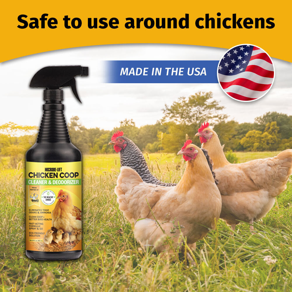 Microbe-Lift Chicken Coop Cleaner &amp; Deodorizer - 32 oz
