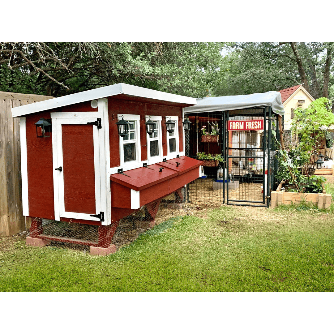 OverEZ XL Chicken Coop with run