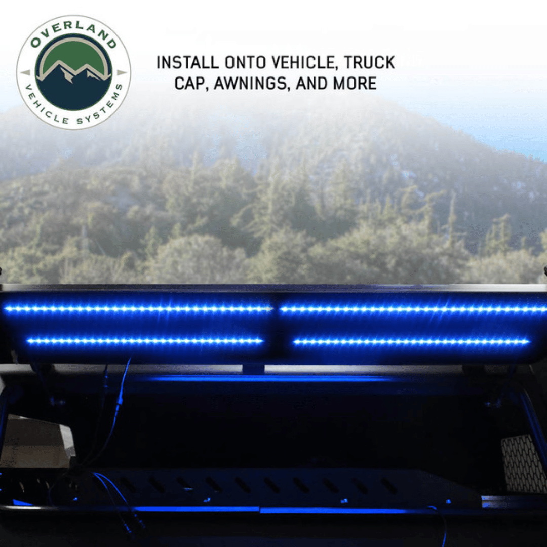 Overland Vehicle Systems 4 Piece Universal LED Light Kit - Installed
