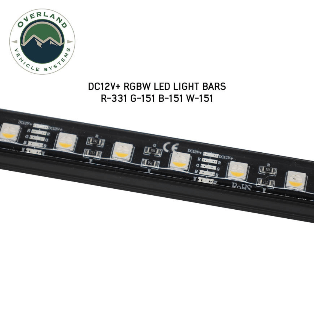 Overland Vehicle Systems 4 Piece Universal LED Light Kit - RGBW Light Bars
