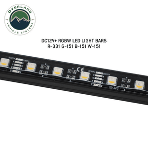 Overland Vehicle Systems 4 Piece Universal LED Light Kit - RGBW Light Bars