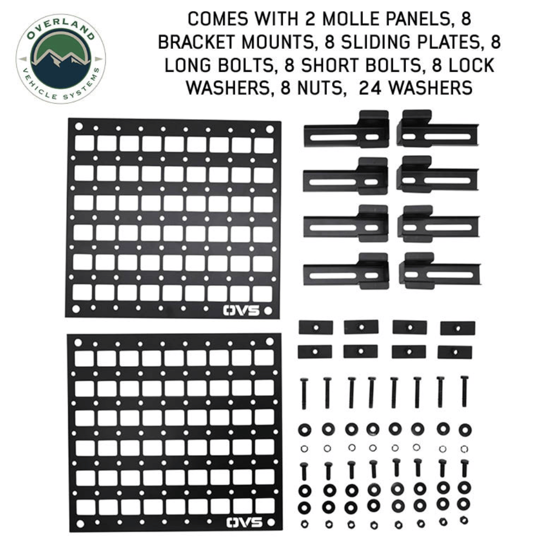 Overland Vehicle Systems - Side Frame Molle Panels - Inclusions