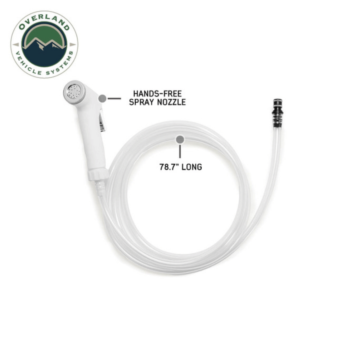 Overland Vehicle System Portable Camp Shower Nozzle