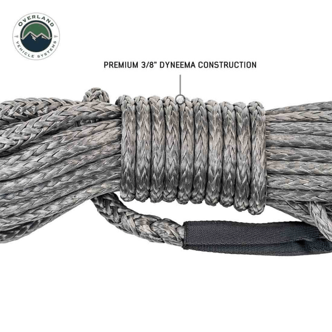 Overland Vehicle Systems Brute Recovery Winch Line Extension Dyneema Construction