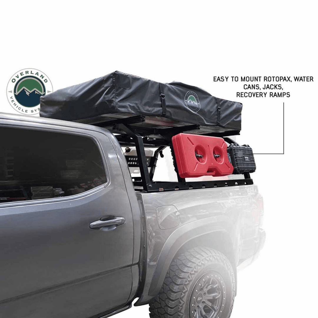 Overland Vehicle Systems Discovery Rack for Mid-Size Truck Short Beds accessory mount