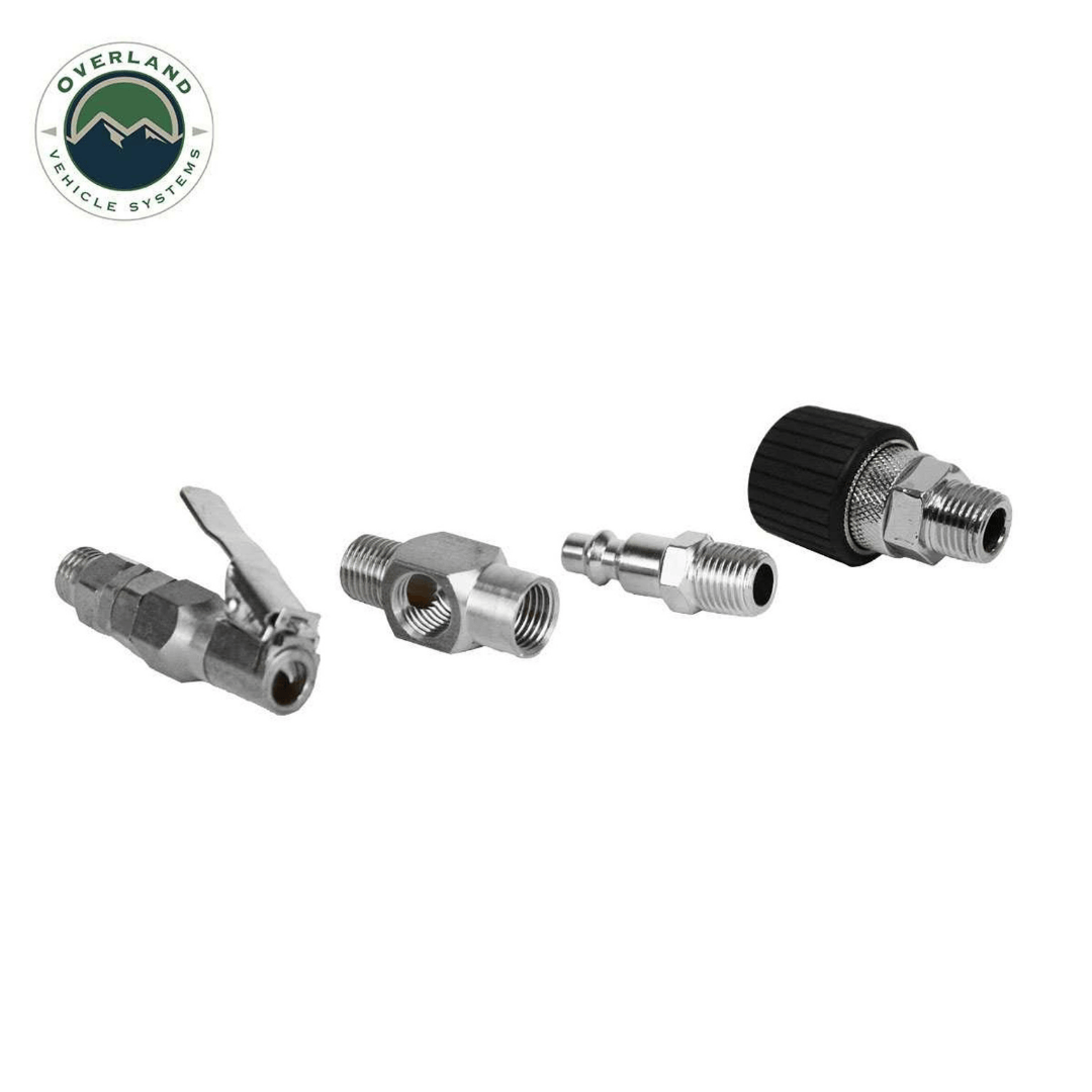 Overland Vehicle Systems EGOI Air Compressor Hose &amp; Accessory Kit fittings