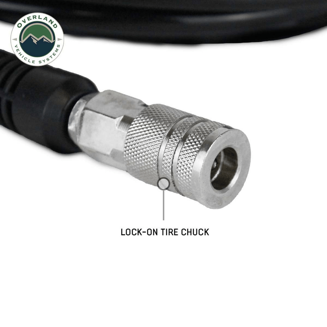 Overland Vehicle Systems EGOI Air Compressor Hose &amp; Accessory Kit lock-n tire chuck