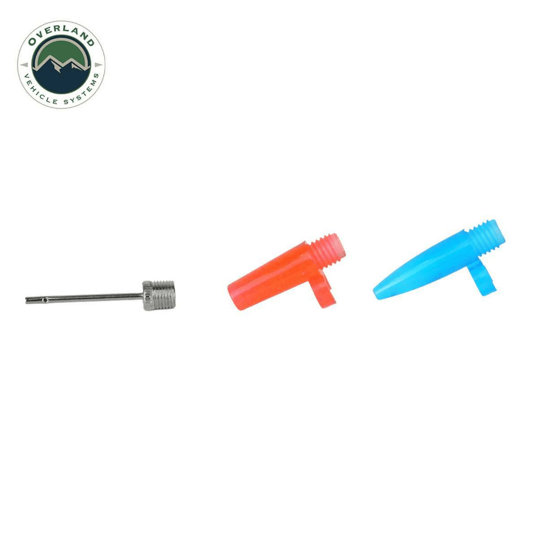 Overland Vehicle Systems EGOI Air Compressor Hose &amp; Accessory Kit needle inflator