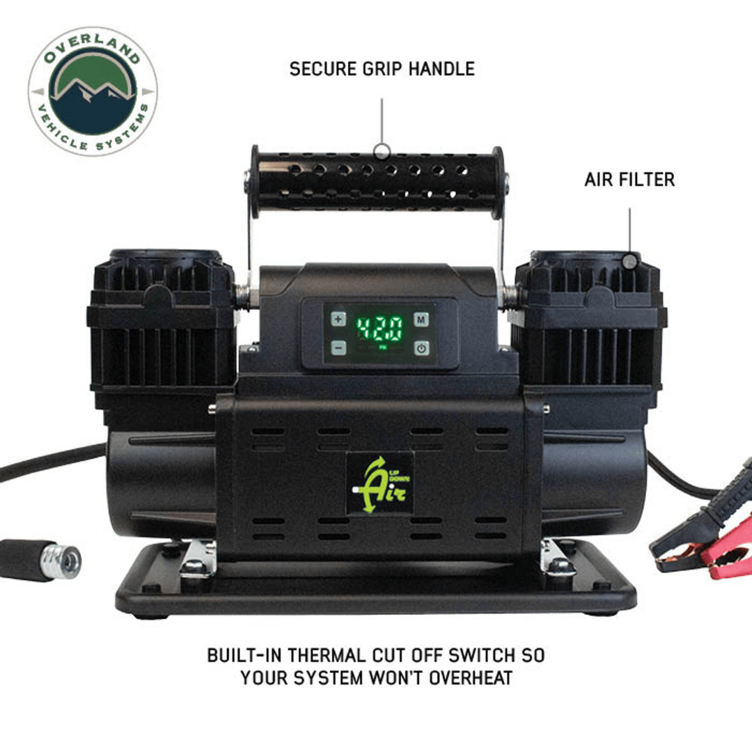 Overland Vehicle Systems EGOI Portable Digital Air Compressor dual motor