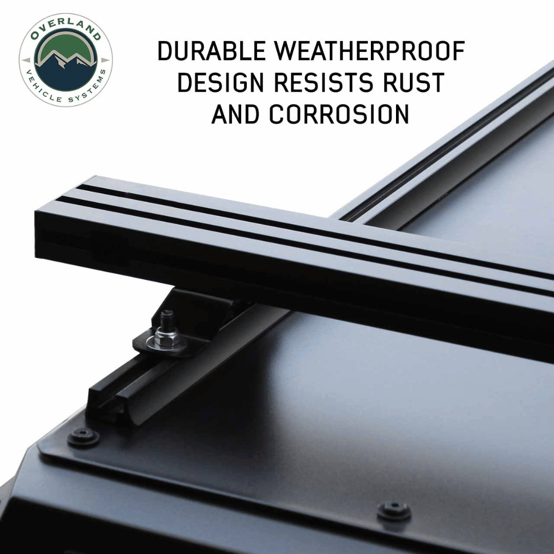 Overland Vehicle Systems Expedition Truck Cap Crossbars - Weatherproof Design
