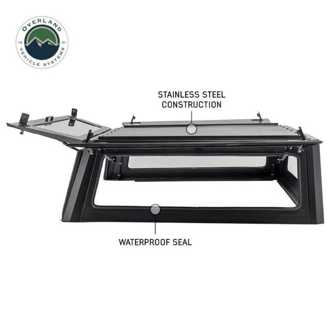 Overland Vehicle Systems Expedition Truck Cap durability