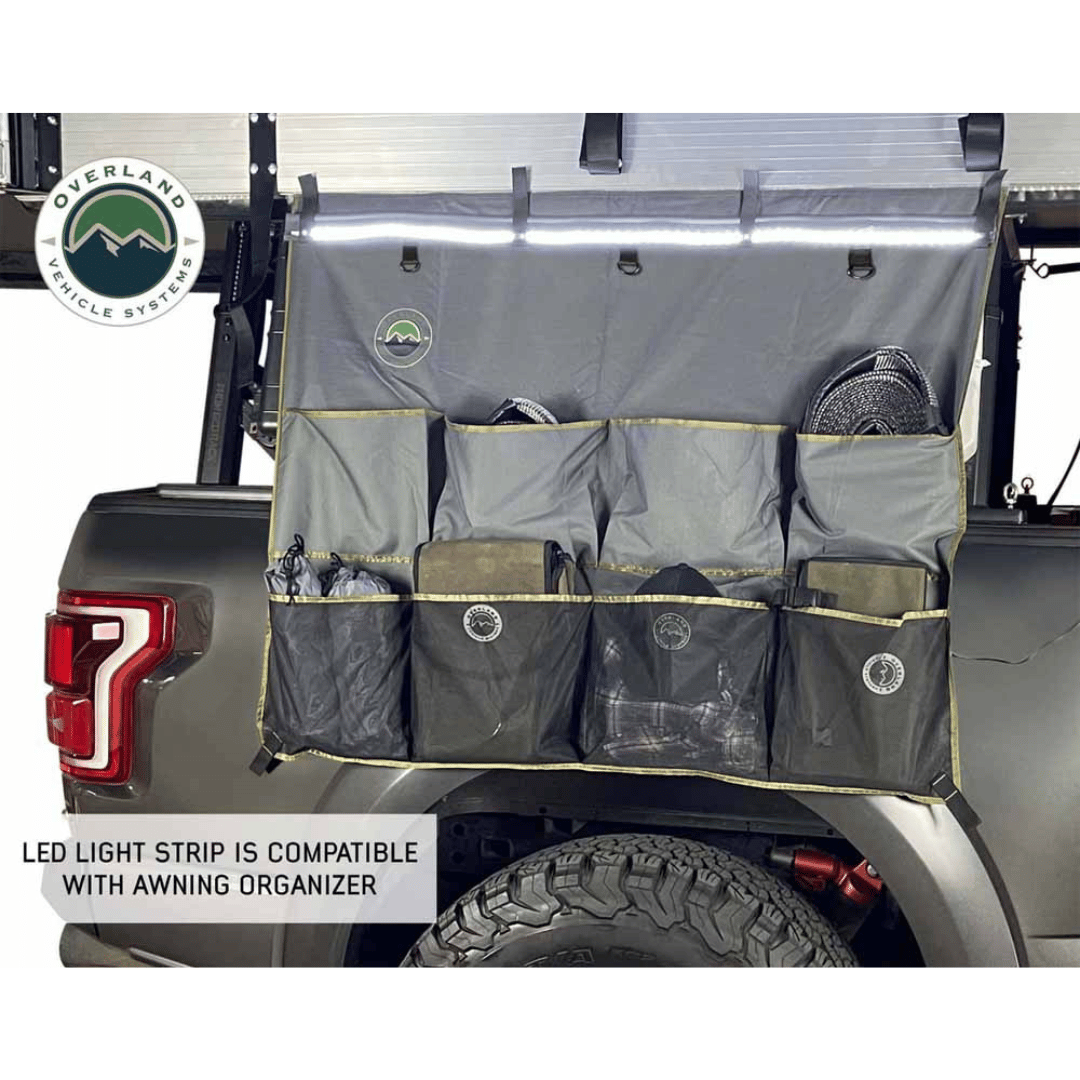 Overland Vehicle Systems Flexible 47" LED Light with Dimmer and Adaptor for Roof Top Tent and Awning - Compatibility