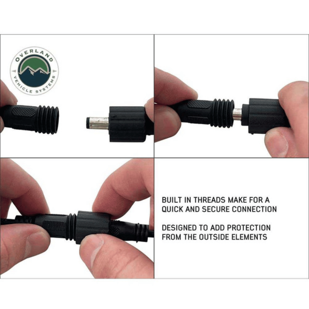 Overland Vehicle Systems Flexible 47" LED Light with Dimmer and Adaptor for Roof Top Tent and Awning - Secure connection