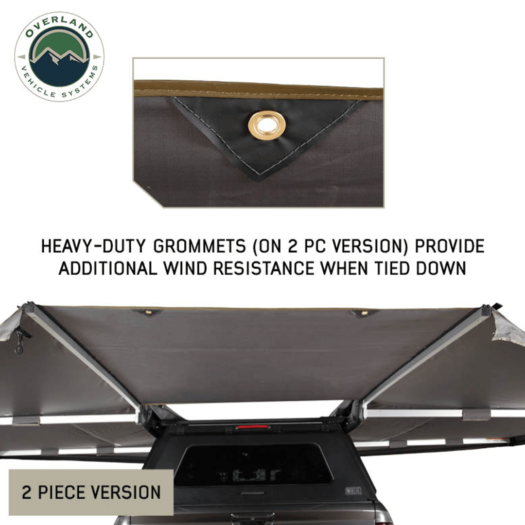Overland Vehicle Systems HD 180 Awning Connector Piece Kit Gromets