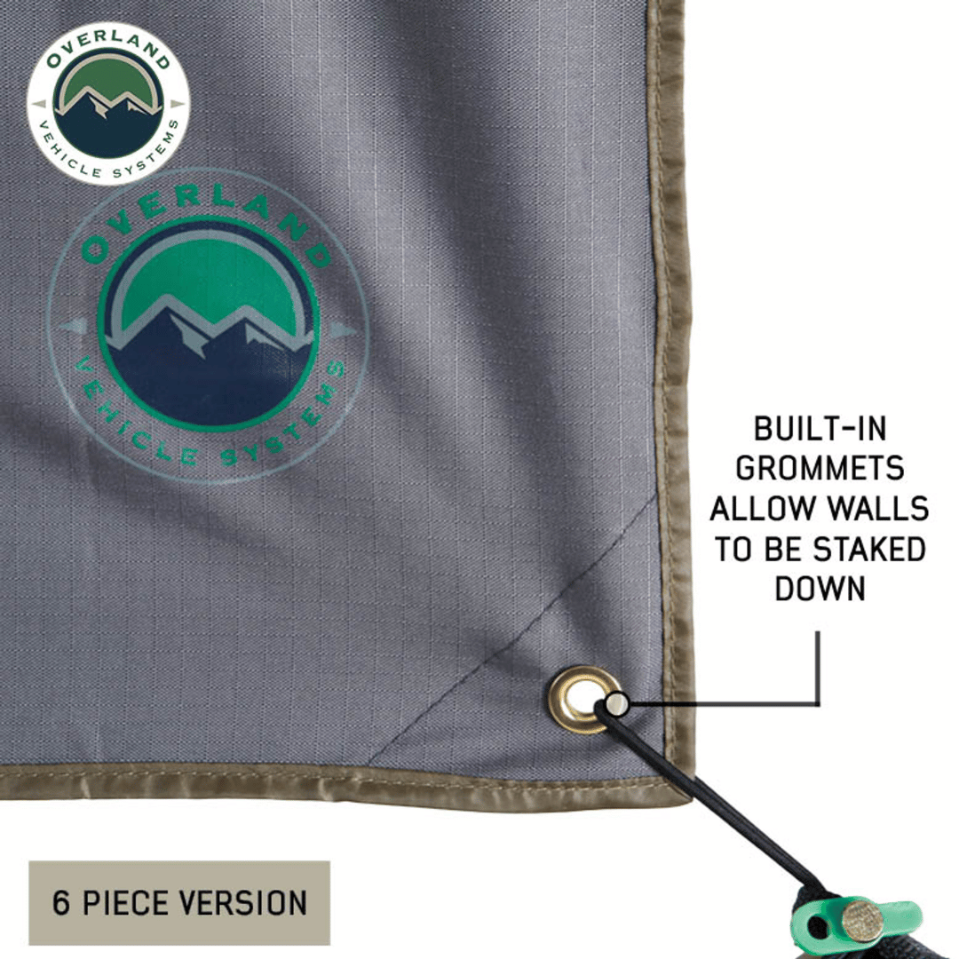 Overland Vehicle Systems HD 180 Awning Connector Piece Kit Grometts