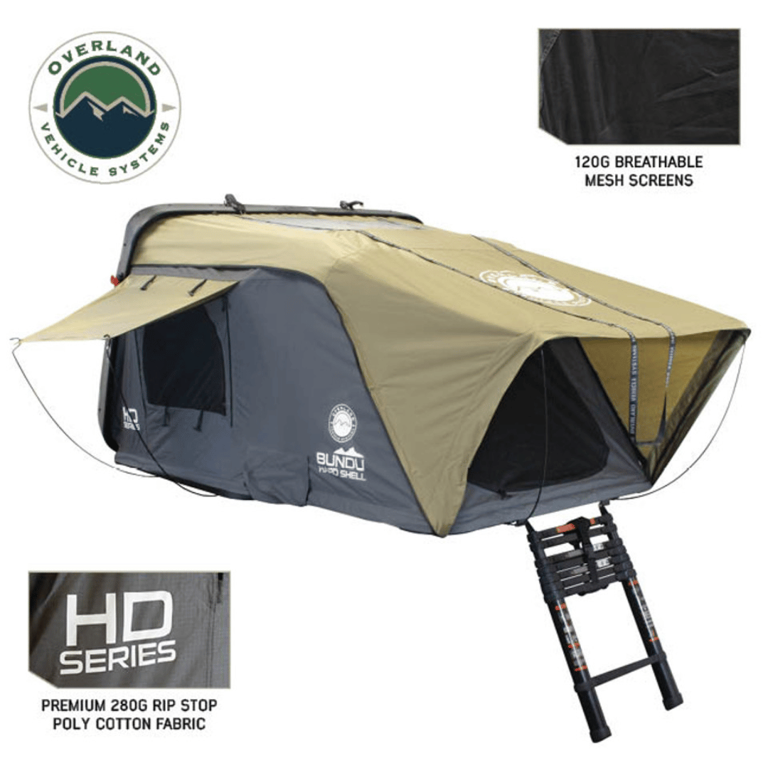 Overland Vehicle Systems HD Bundu Cantilever Hard Shell Roof Top Tent Fabric material