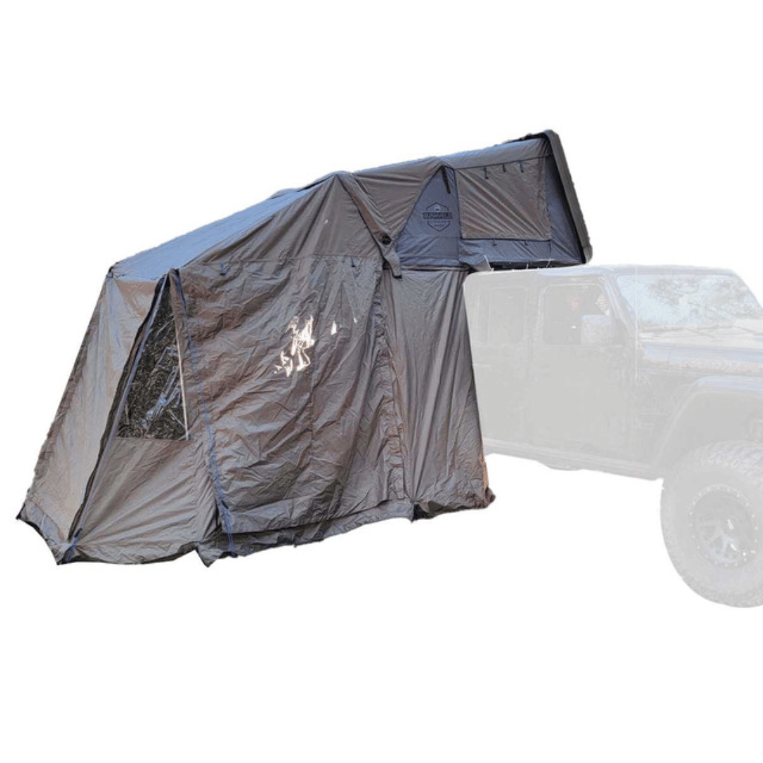 top oak roof top tent Overland Vehicle Systems HD Bushveld II Annex Room