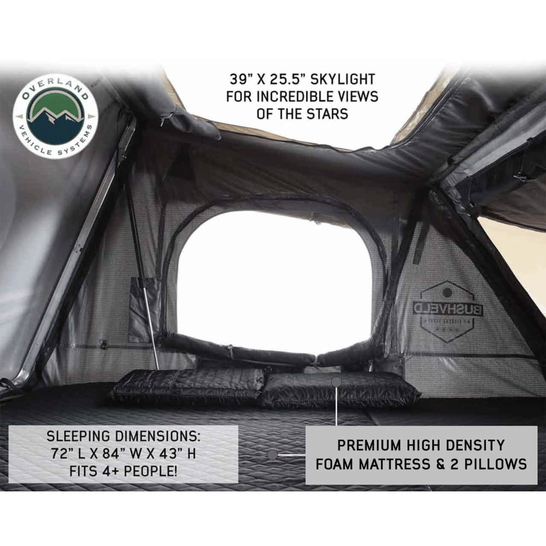 Overland Vehicle Systems HD Bushveld Cantilever Hard Shell Roof Top Tent