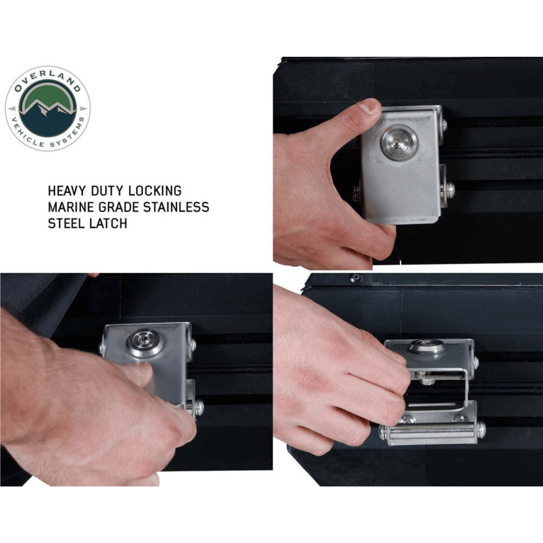 Overland Vehicle Systems HD Mamba Clam Shell - Stainless Steel Latches