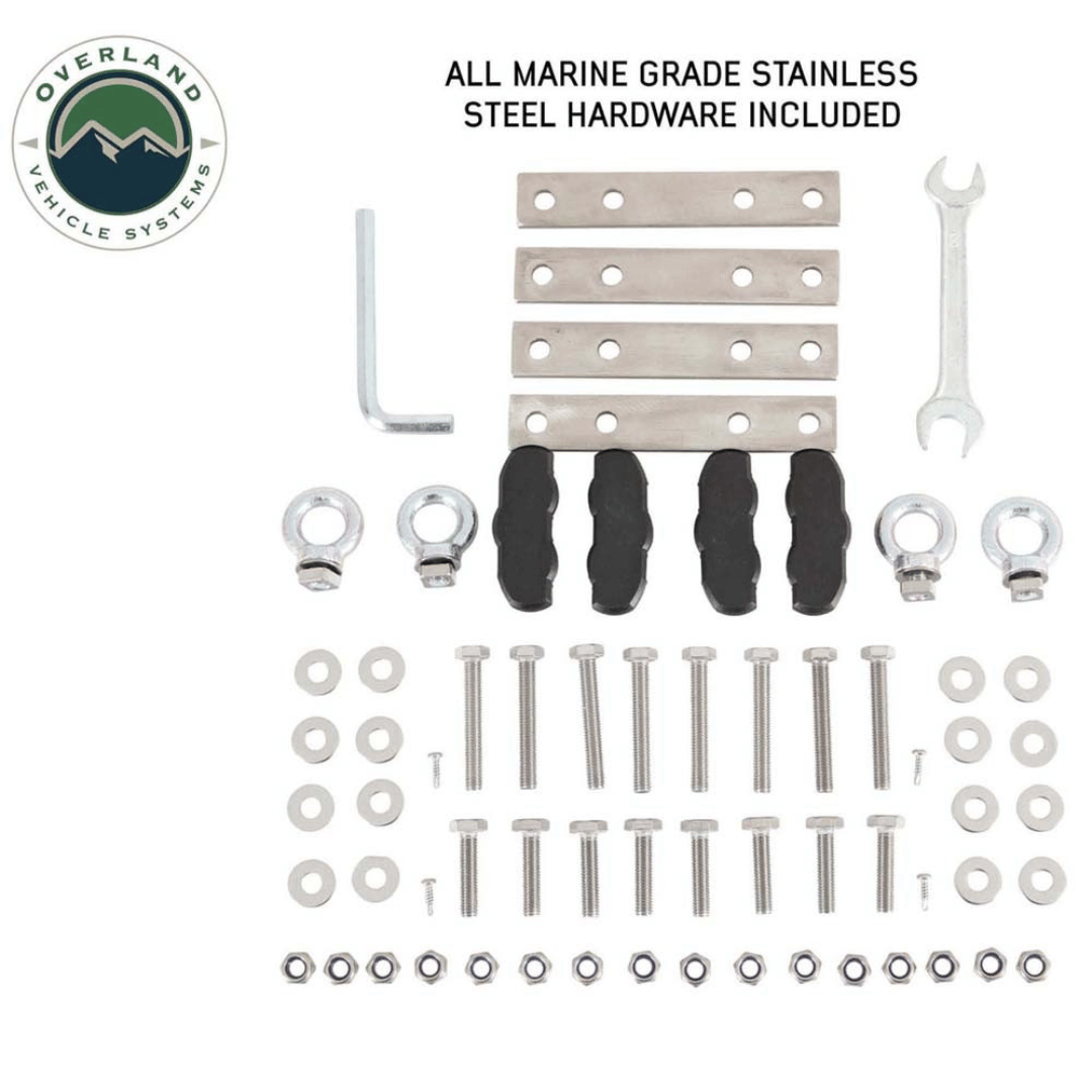 Overland Vehicle Systems HD Mamba Clam Shell - Stainless Steel Hardware