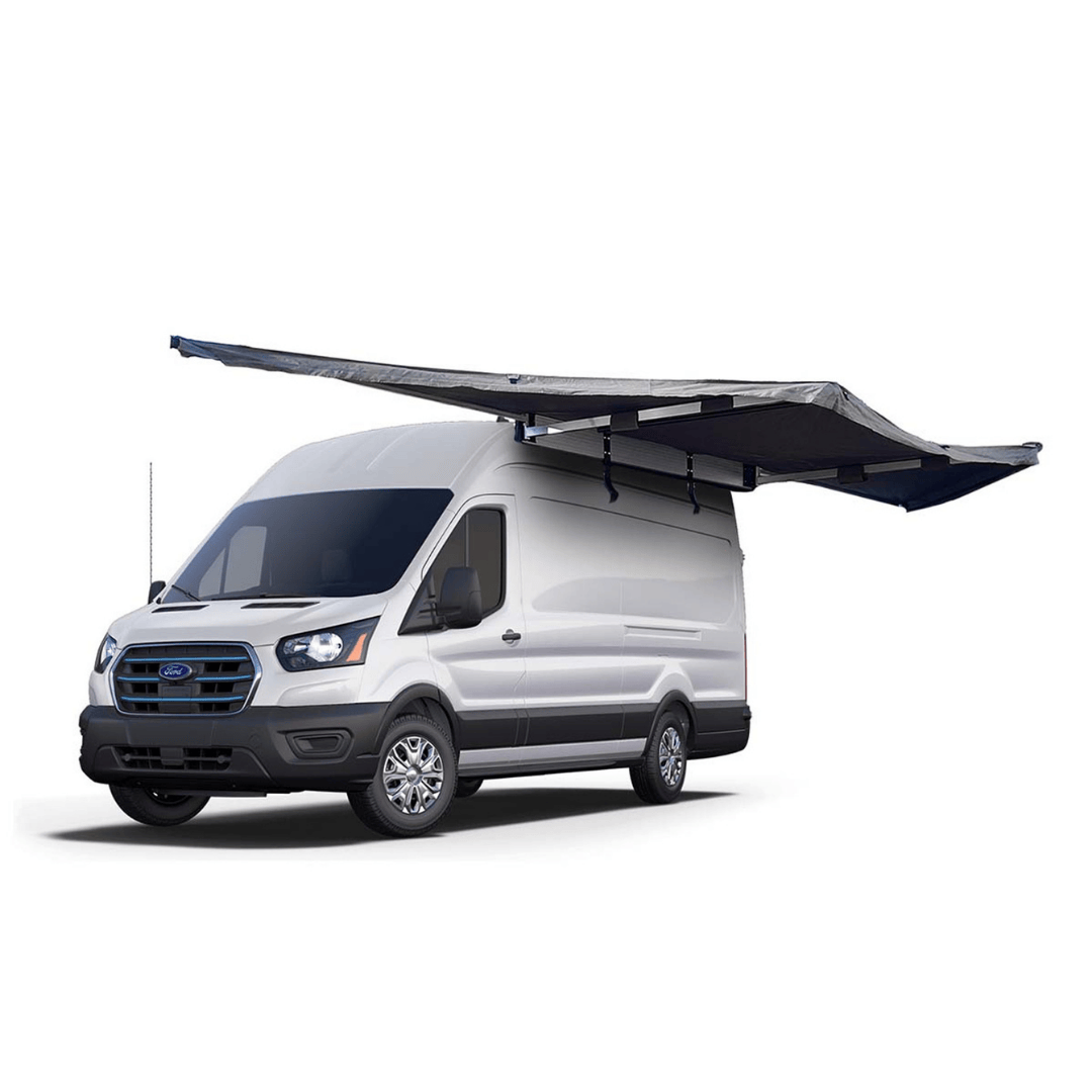 Overland Vehicle Systems Nomadic 180 Degree Awning for Mid-High Roofline Vans