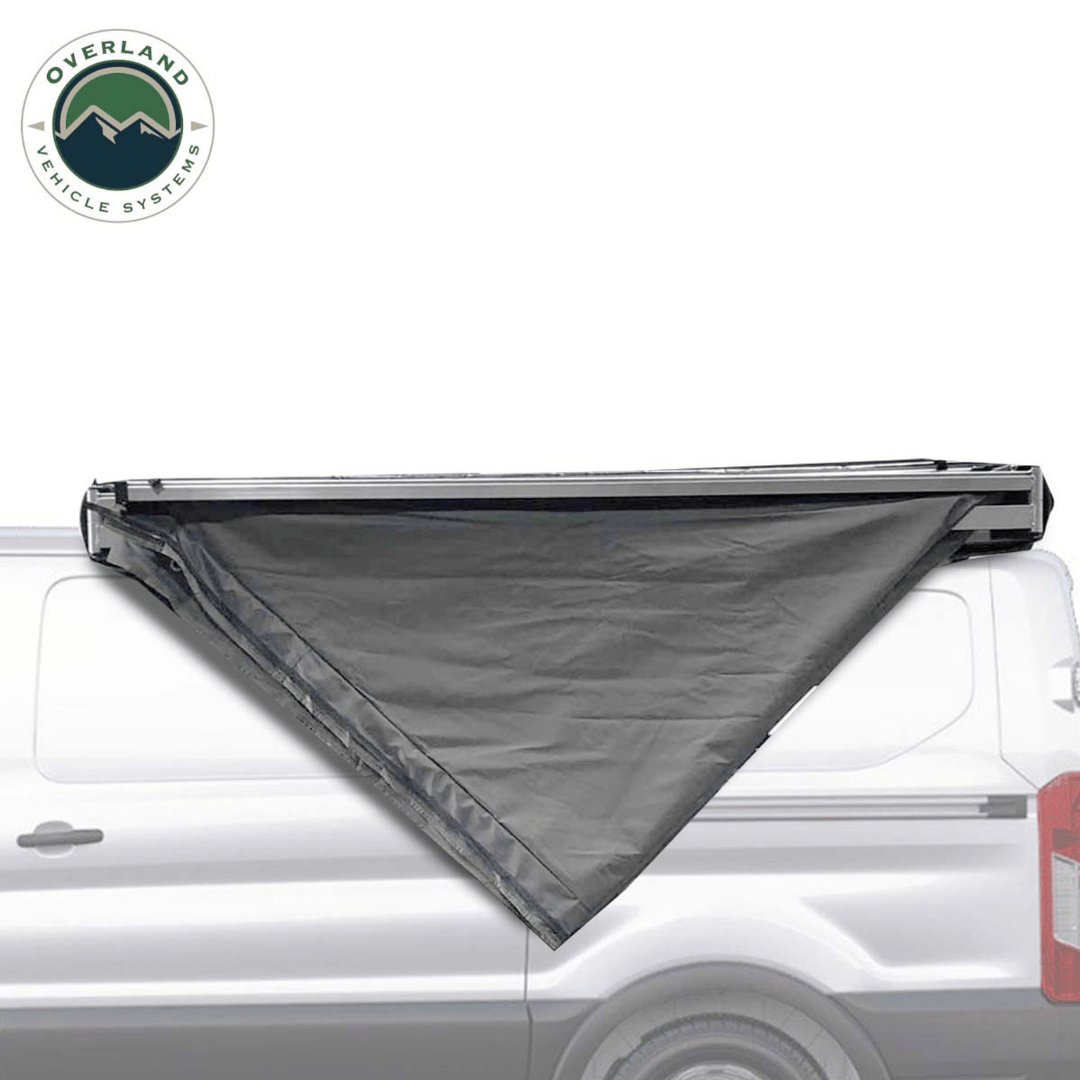 Overland Vehicle Systems Nomadic 180 Degree Awning for Mid-High Roofline Vans