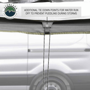 Overland Vehicle Systems Nomadic 180 Degree Awning for Mid-High Roofline Vans