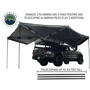 Overland Vehicle Systems HD Nomadic 270 Degree Awning Aluminum poles
