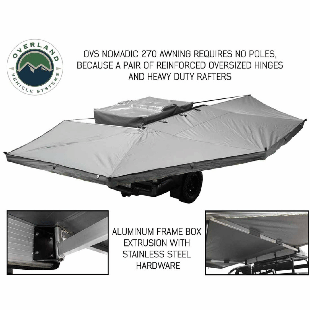 Overland Vehicle Systems HD Nomadic 270 Degree Awning Build Quality