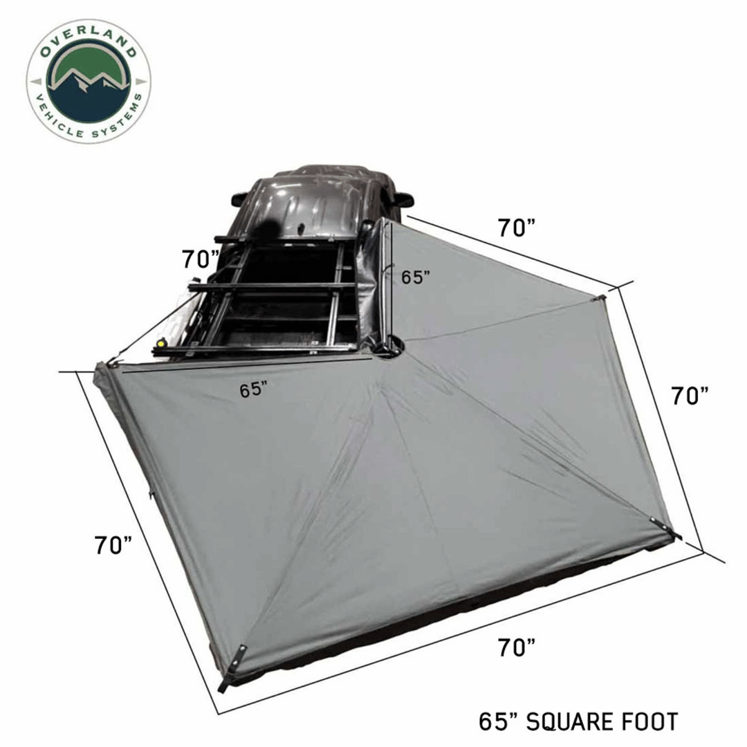 Overland Vehicle Systems HD Nomadic 270 LTE Awning Dimensions