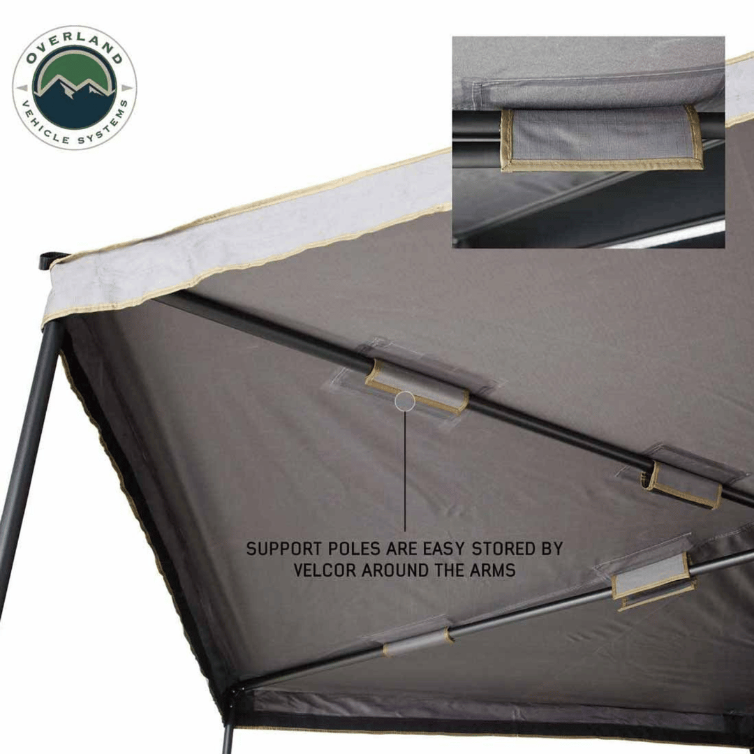 Overland Vehicle Systems HD Nomadic 270 LTE Awning  Support Poles
